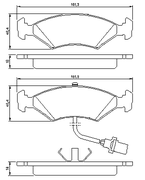 ТОРМОЗНЫЕ КОЛОДКИ ПЕРЕДНИЕ ФОРД ФИЕСТА, МАЗДА 2 03---> РИДЕР RD.3323.DB1419   (СКТ  SP - 363)