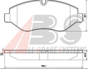 ТОРМОЗНЫЕ КОЛОДКИ ПЕРЕДНИЕ СПРИНТЕР, ВИТО, КРАФТЕР 06===> РИДЕР RD.3323.DB1698 (СКТ SP-407)