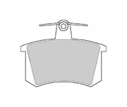 ТОРМОЗНЫЕ КОЛОДКИ ПЕРЕДНИЕ ПАССАТ, ГОЛЬФ 2, 3 ПЕЖО 405 05===> РИДЕР RD.20960STD