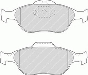 ТОРМОЗНЫЕ КОЛОДКИ ПЕРЕДНИЕ ФОРД КОНЕКТ 02 ---> РИДЕР RD.3323.DB1532   (СКТ  SP - 625)