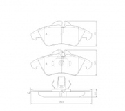 ТОРМОЗНЫЕ КОЛОДКИ ПЕРЕДНИЕ СПРИНТЕР, ВИТО, ЛТ 28-46 РИДЕР RD.21576STD(SP-177)