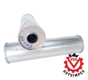 ГЛУШИТЕЛЬ БАЧОК AK 113 (КРУГЛЫЙ 280*100 )(00) ВХОД 50 ВЫХОД 50