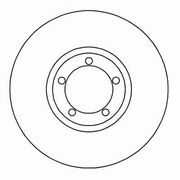 ДИСК ТОРМОЗНОЙ ПЕРЕДНИЙ ТРАНЗИТ 91-00  РИДЕР RD.3325.DF1622