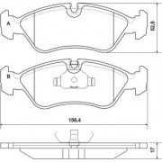 ТОРМОЗНЫЕ КОЛОДКИ ПЕРЕДНИЕ АСТРА Ф ВЕКТРА А РИДЕР RD.3323.DB951 (СКТ SP-122)